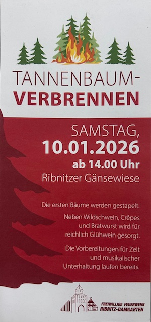 Tannenbaumverbrennen 2026
